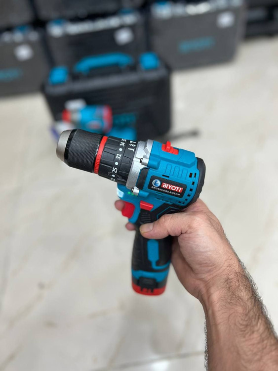 ست دو قلو شارژی ایمپکت و دریل شارژی برند بیوتی