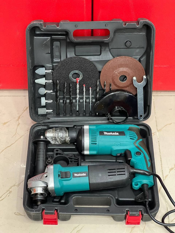 ست دو قلو دریل برقی برند ماکیتا