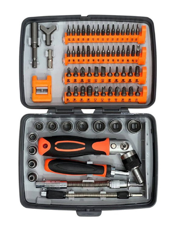 ست پیچ کشتی جغجغه ای ۷۱ پارچه