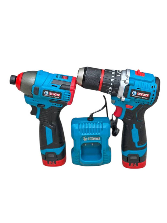 ست دوقلوی ایمپکت و دریل شارژی بیوتی