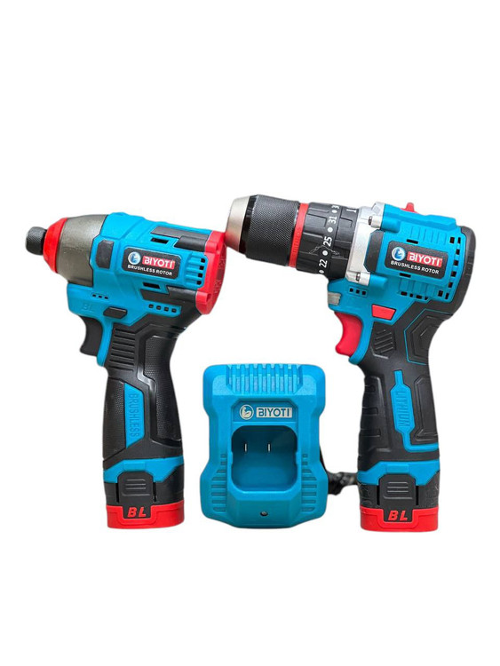 ست دوقلوی ایمپکت و دریل شارژی بیوتی