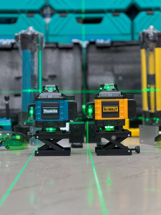 تراز لیزری ۴ بعدی طرح ماکیتا و دیوالت