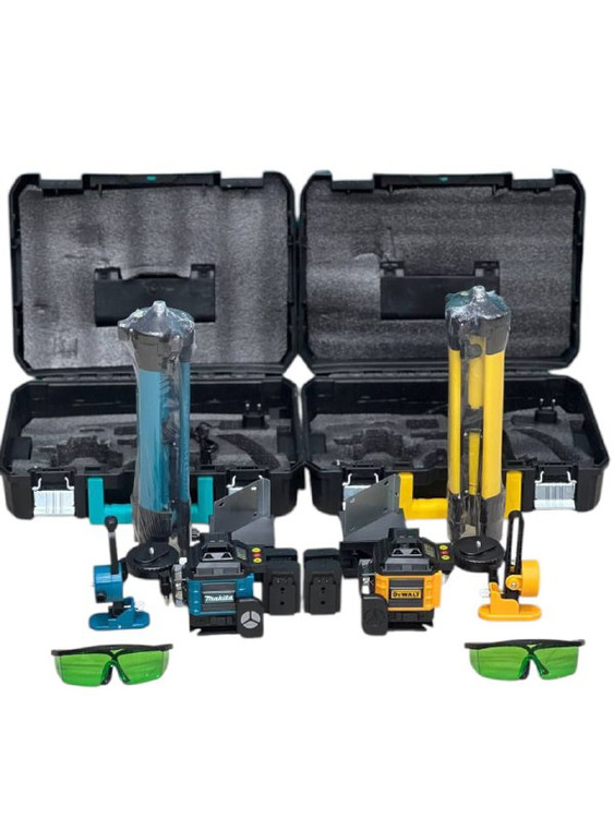 تراز لیزری ۴ بعدی طرح ماکیتا و دیوالت