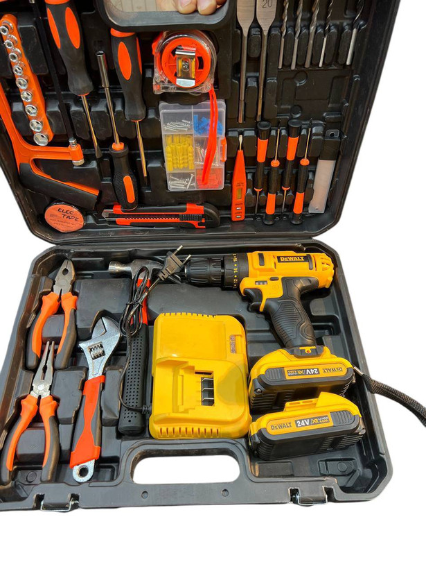 ست دریل و ابزار۱۲۰ پارچه