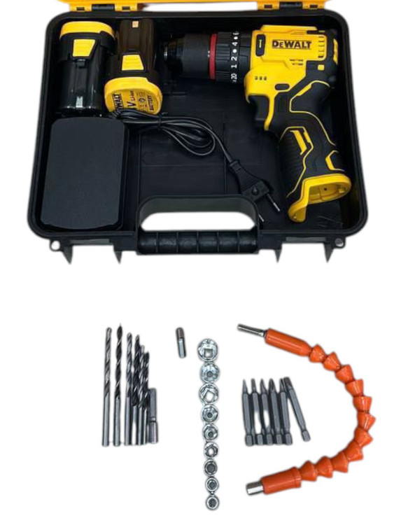 دریل شارژی ۲۴ ولت براشلس طرح دیوالت