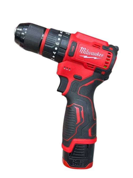 دریل شارژی ۲۴ ولت براشلس طرح میلواکی