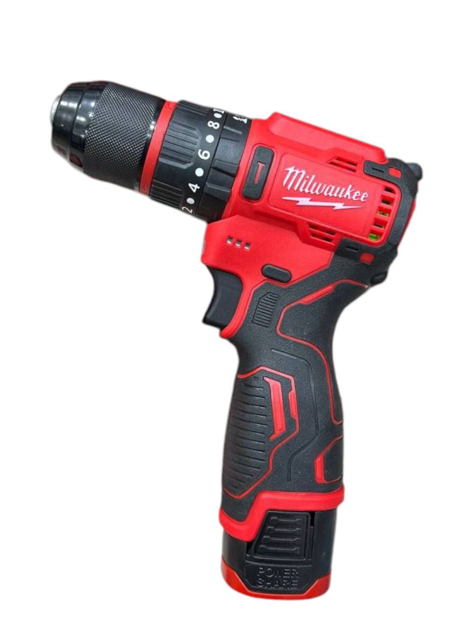 دریل شارژی ۲۴ ولت براشلس طرح میلواکی