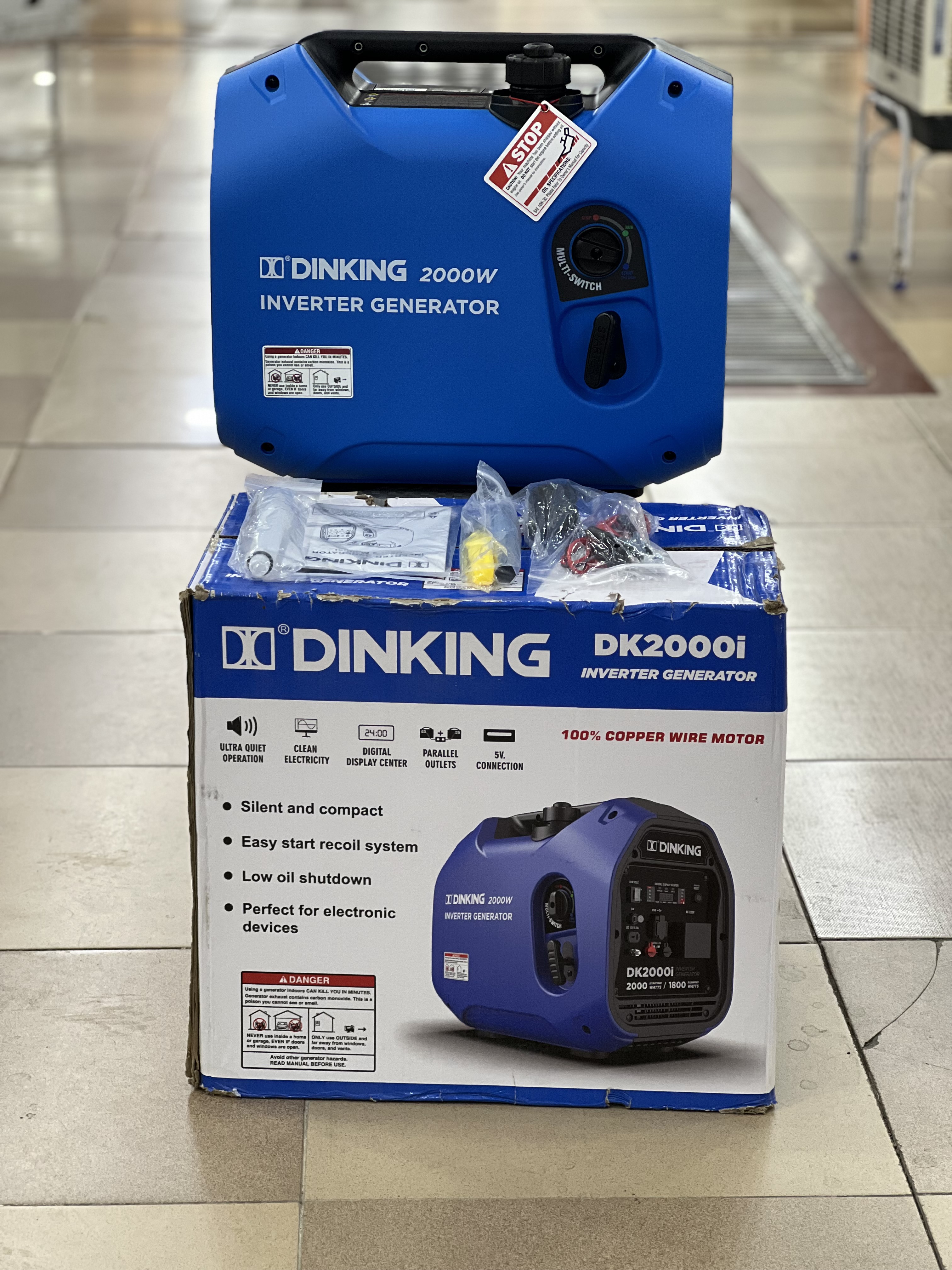 موتور برق سایلنت اینورتری دینکینگ (DINKING) مدل DK2000i – توان ۲۰۰۰ وات