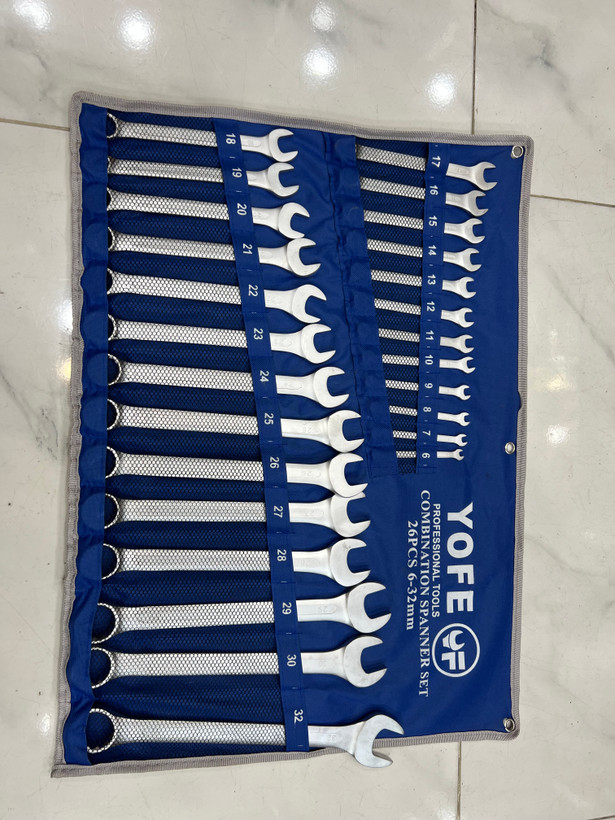 ست ۲۶ عددی آچار رینگ و تخت یوتیلیتی (YOFE) – مجموعه حرفهای ۶ تا ۳۲ میلیمتر