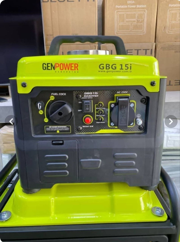 موتور برق اینورتر سایلنت جن پاور (Genpower) مدل GBG15i – ظرفیت ۱۵۰۰ وات؛ آرامش و جریان برق پایدار