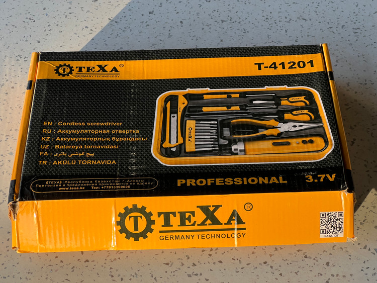 ست پیچبند شارژی حرفهای تگزا (TEXA) مدل T-41201 – همراه همیشگی برای تعمیرات ظریف و دقیق